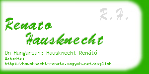 renato hausknecht business card