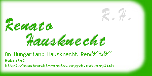 renato hausknecht business card